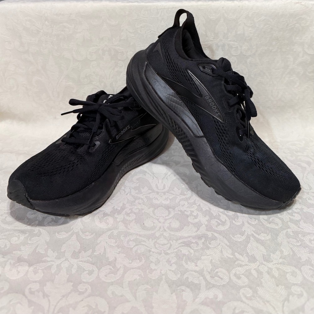 Brooks Glycerin GTS 21 Running Shoes Womens 7.5 Black 1204351B020 Sneaker